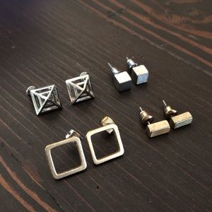 4 Sets of Geometric Studs